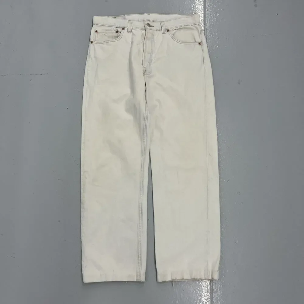 Vintage 90s Levi's 501xx Light Wash Straight Leg Jeans 32x28